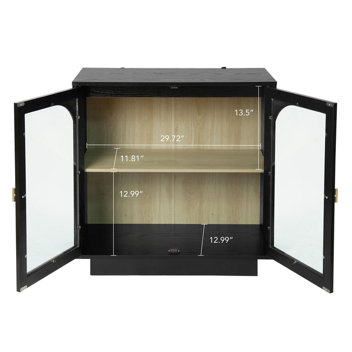 Storage Cabinet With Acrylic Door For Living Room