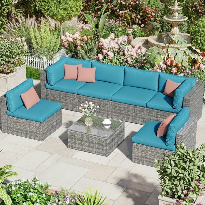 Modern Patio Set With Coffee Table