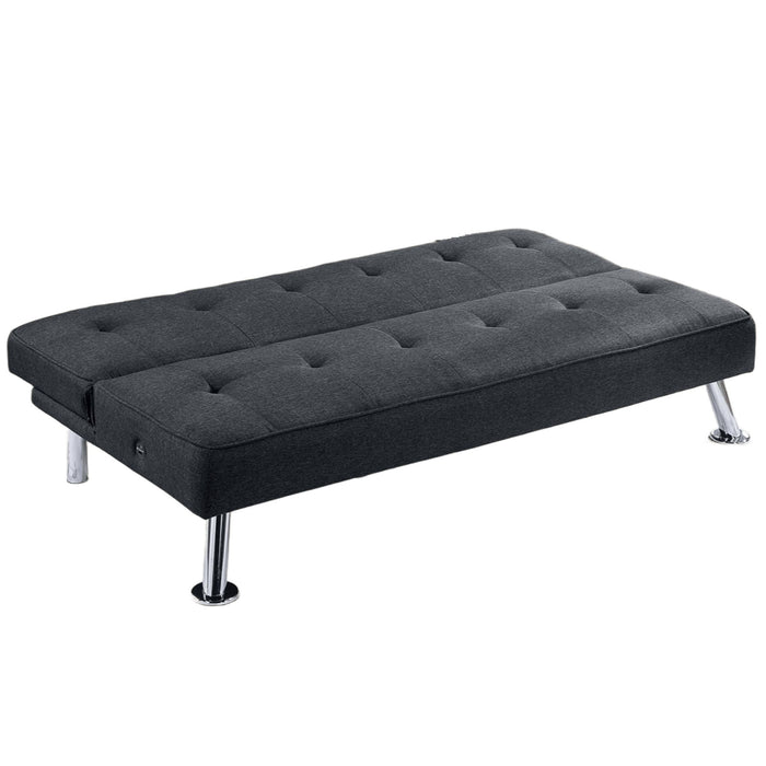 Tufted Sofa With USB Port For Living Room