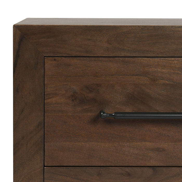 Jaxon - 2 Drawer Nightstand - Harvest Brown