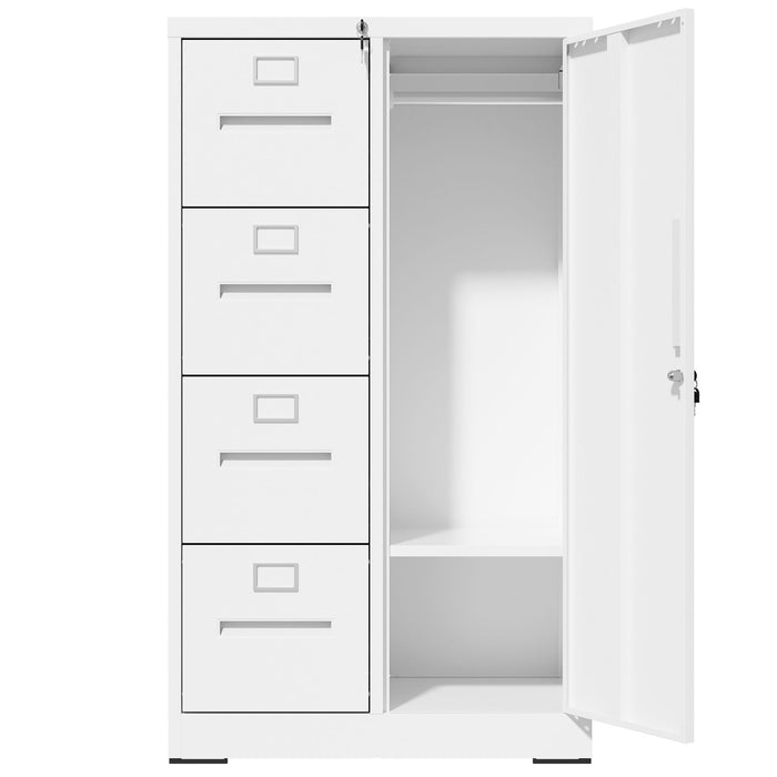 Storage Vertical Filing Cabinet With Lock