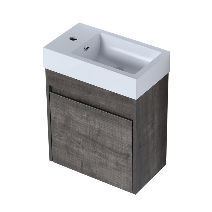 Sink Floating Bathroom Vanity With Soft Close Cabinet Door