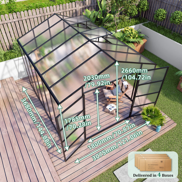 Gain Height Windproof house All Season Outdoor Garden Shelter