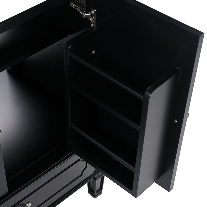 Bathroom Vanity With Sink, Soft Closing Door, Multi Functional Storage