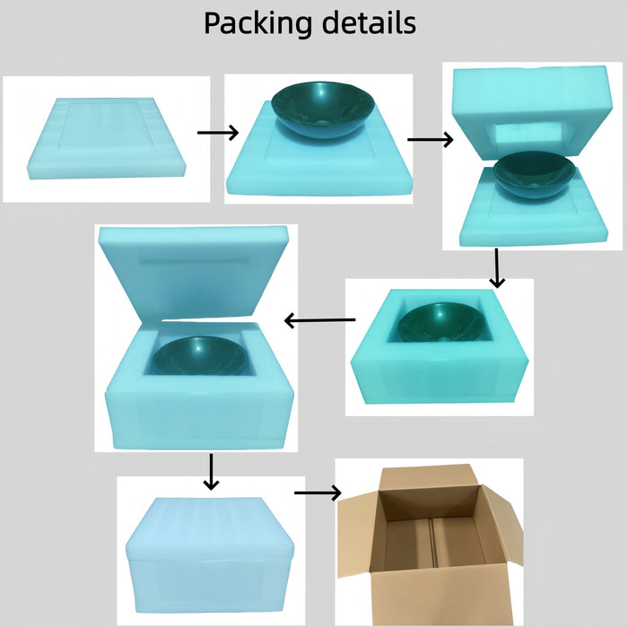 Bathroom Vessel Sink, Circular Design