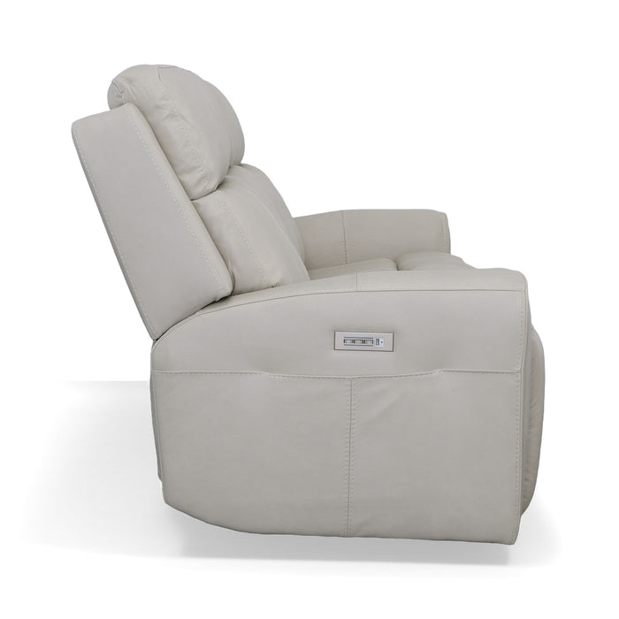 Barnett - Power Reclining Sofa With Power Headrests & Lumbar