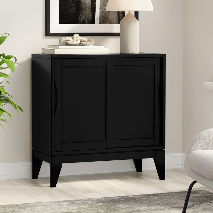 Harper - Low Storage Cabinet - Black