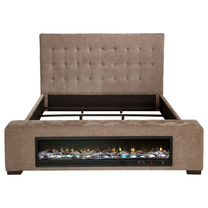 Crombie - Bed With Visual Flame Feature