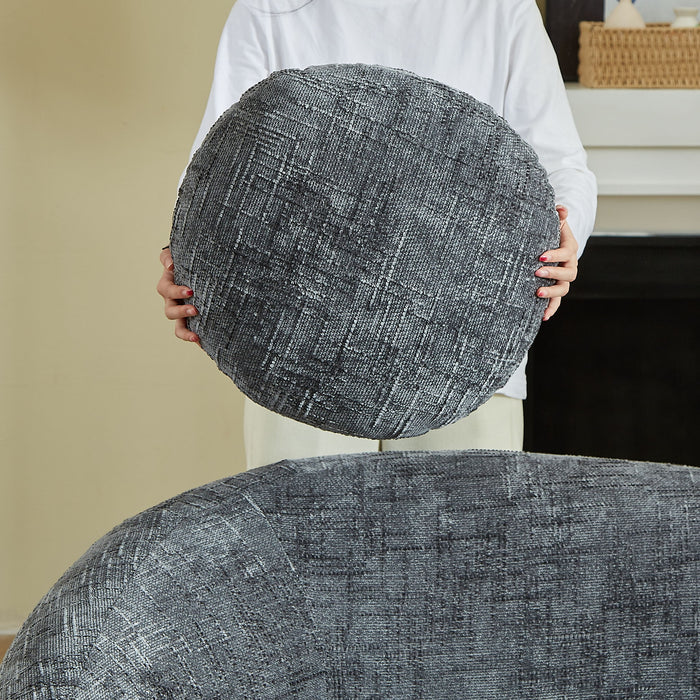 Curved Convertible Sofa, 2 In 1 Frameless Folding Sofa Bed With Pull Out Base And Deep Seat