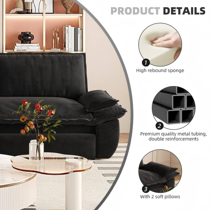 Queen Pull Out Bed, 3 In 1 Convertible Sleeper Sofa