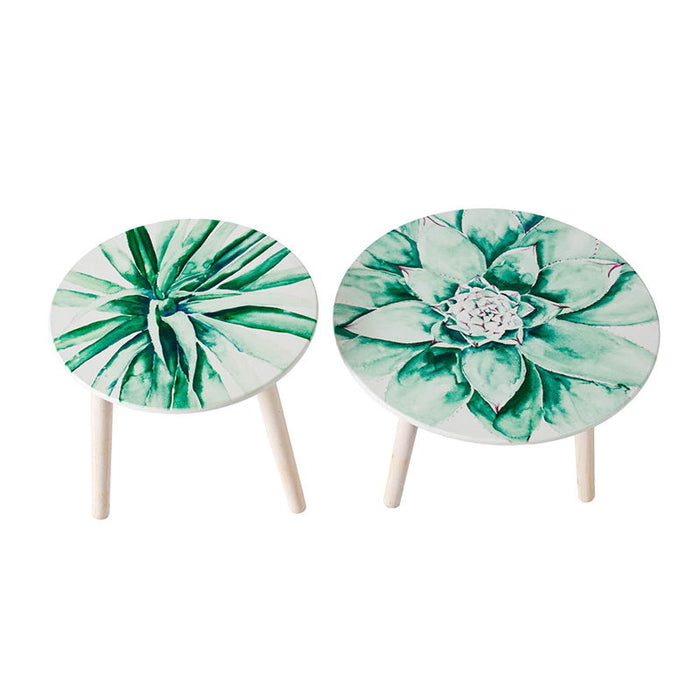 Nature-Inspired Side Tables (Set of 2)