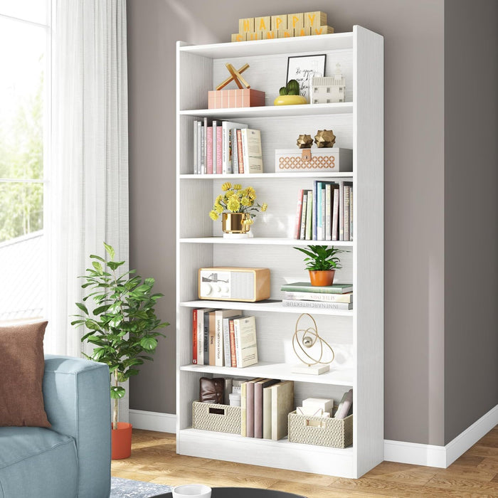 Library Bookshelf With Storage For Living Room