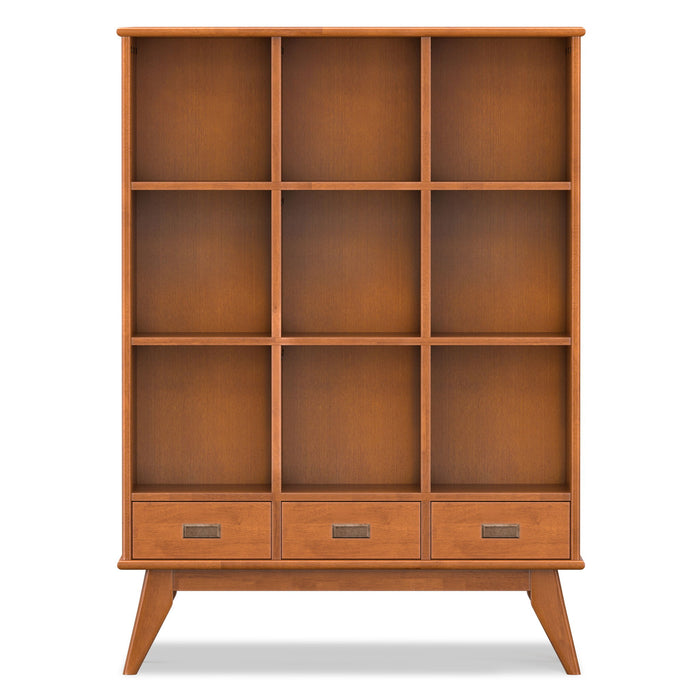 Draper - 9 Cube Storage With Drawers - Brown