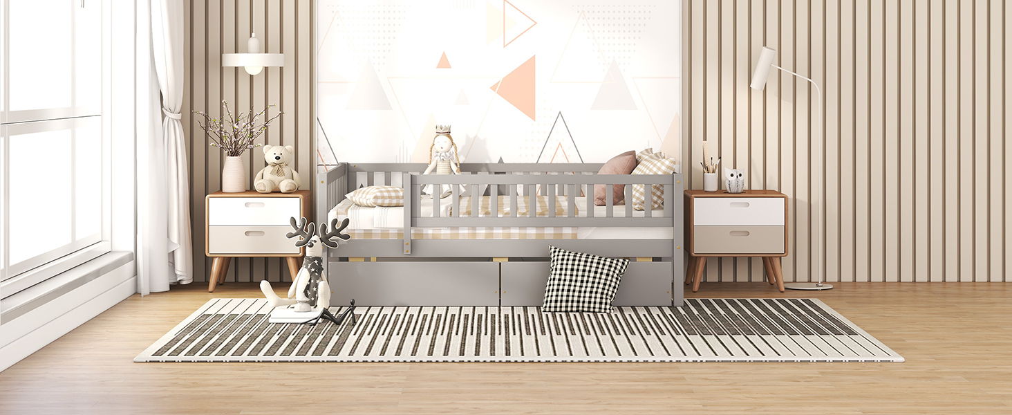 Multifunctional Wooden Daybed Bed