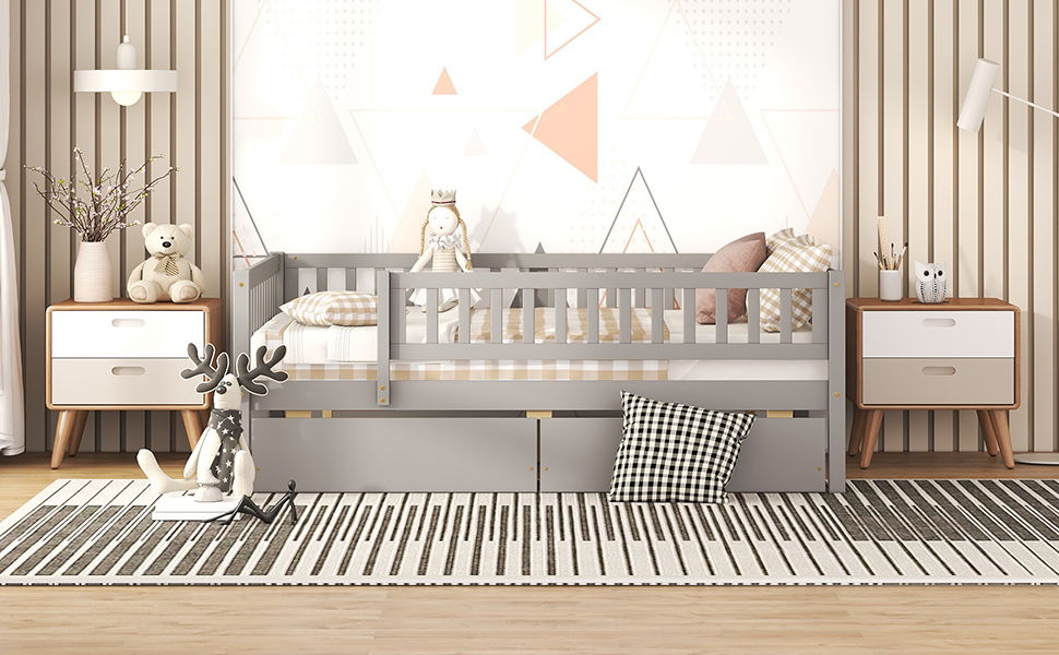 Multifunctional Wooden Daybed Bed