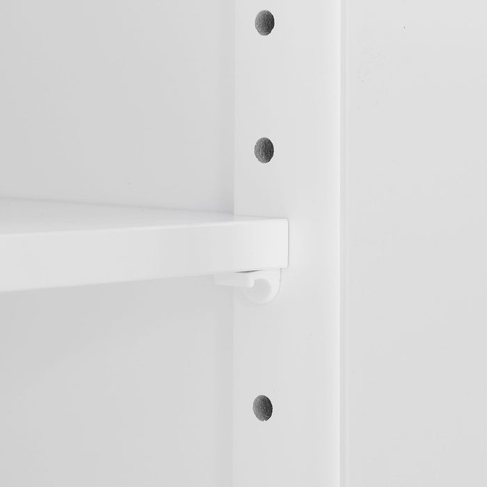 Bathroom Storage Cabinet With 2 Doors And Drawers, Adjustable Shelf