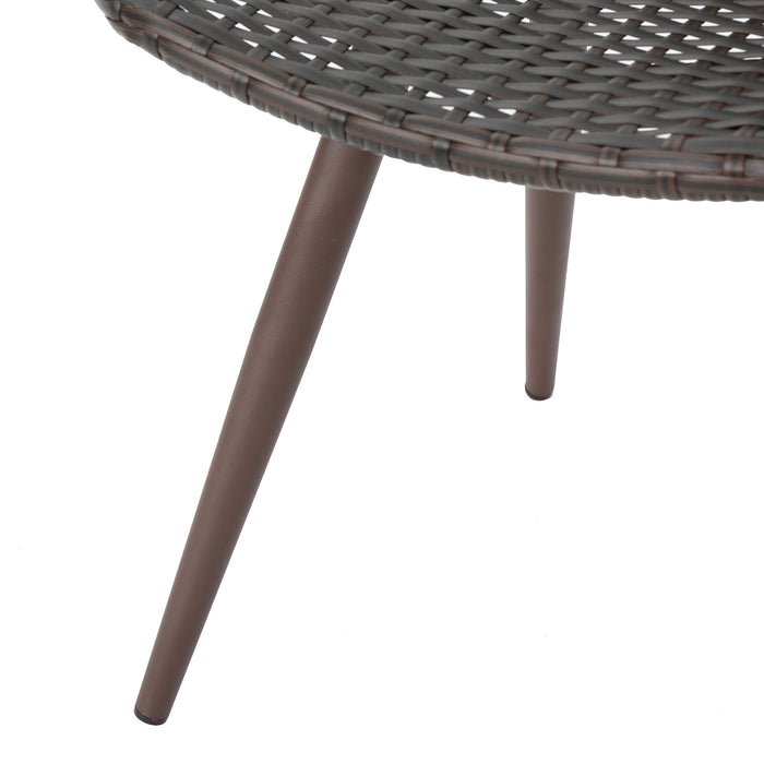 Dreamweaver - Outdoor Dining Chair With Powder Coated Legs (Set of 2) - Brown