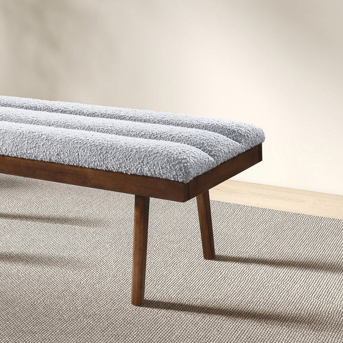 Troni - Bench - Brown / Light Gray
