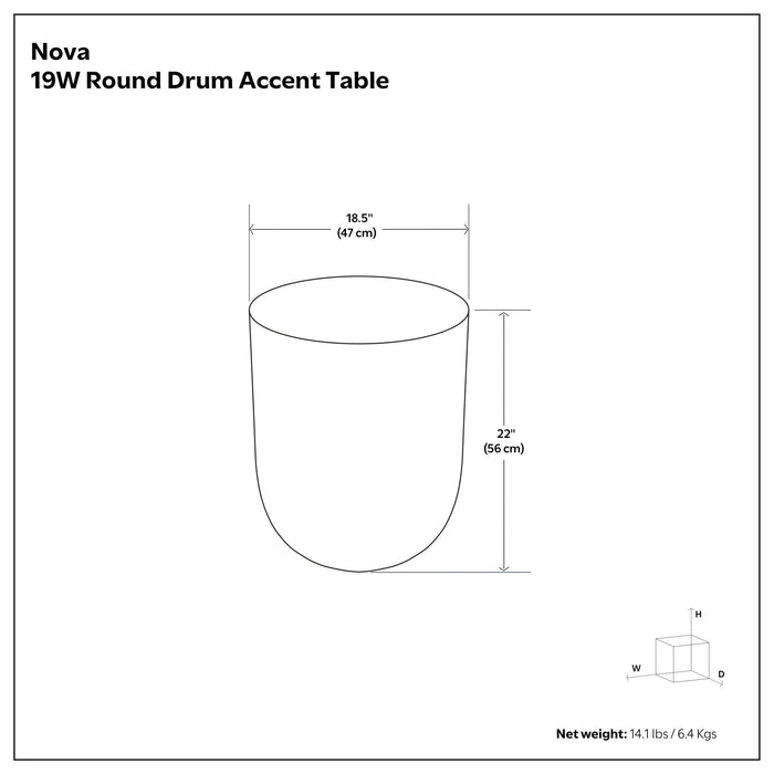 Nova - Handcrafted Metal Side Table