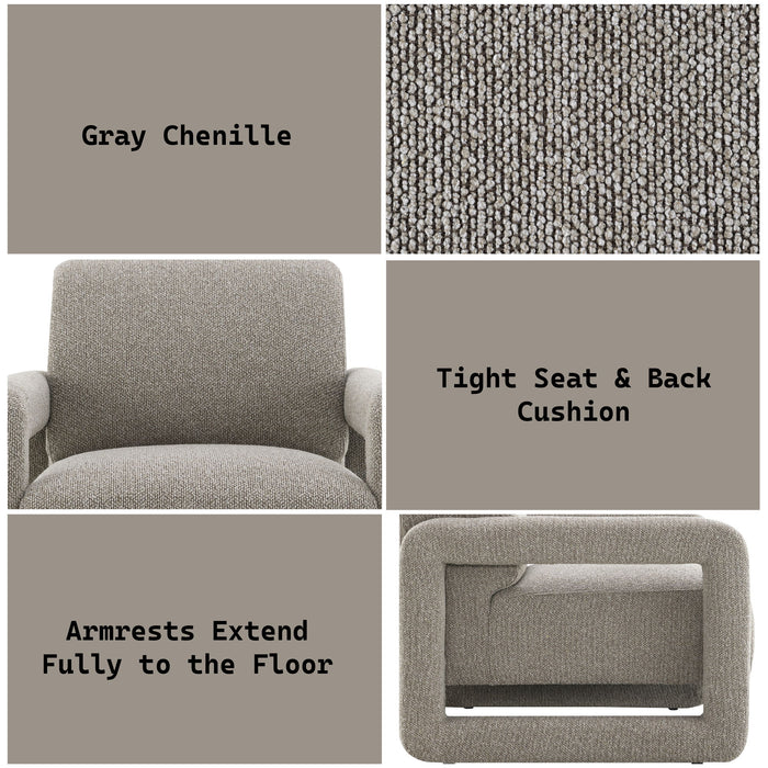 Glenda - Accent Chair - Gray