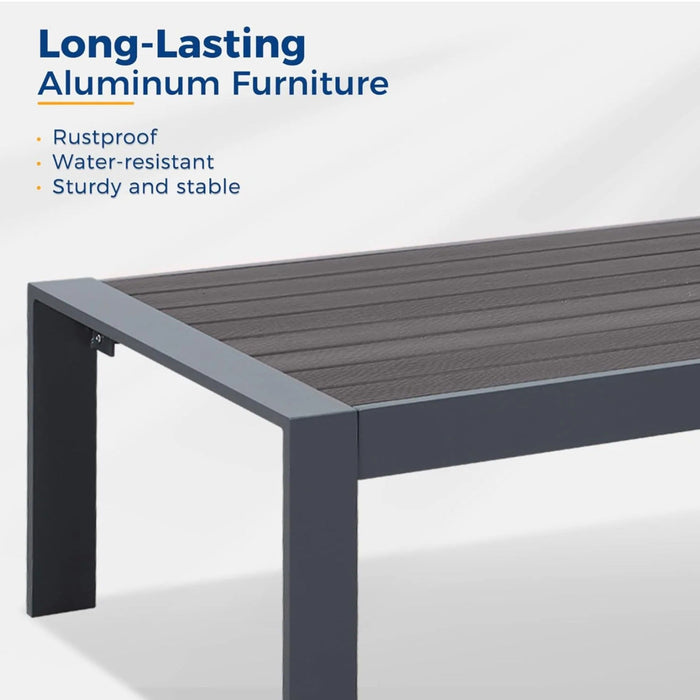 Outdoor Patio Set All-Weather With Thick Cushions
