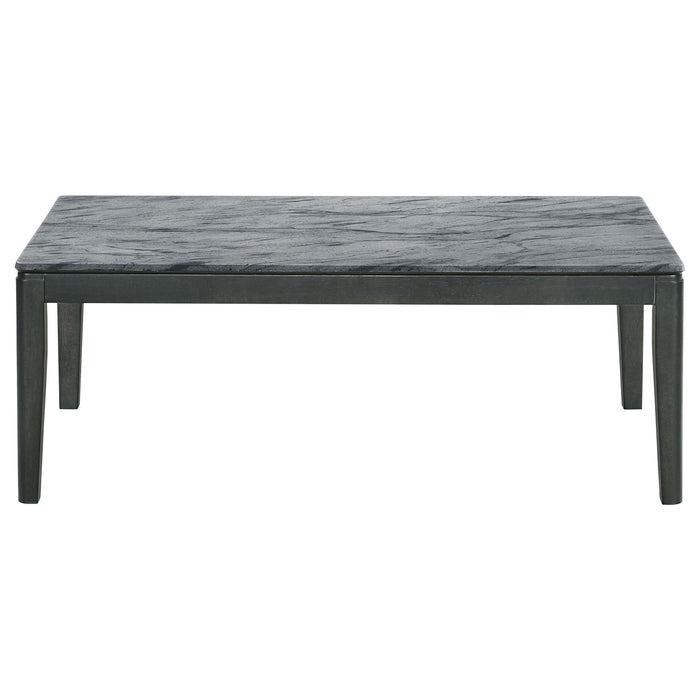 Tryon - Marble 2 Piece Coffee And End Table Set - Gray