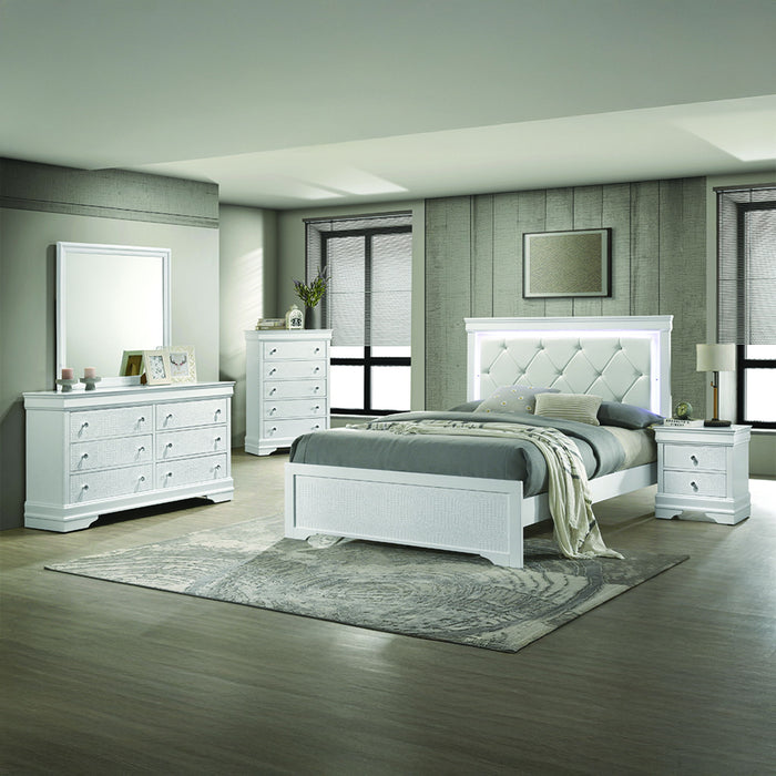 Blaze - Bedroom Set With LED Headboard