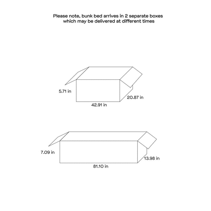 Brenton - Twin Over Twin Bunk Bed With Ladder - Taupe