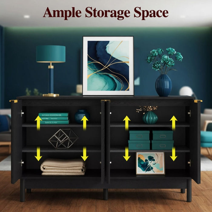 Buffet Cabinet With Adjustable Shelves