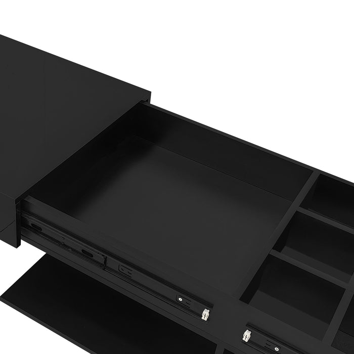 Multifunctional Adjustable Coffee Table With Hidden Storage Space For Living Room