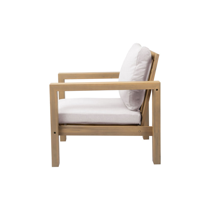 Stylish Outdoor Armchair With Cushion For Garden