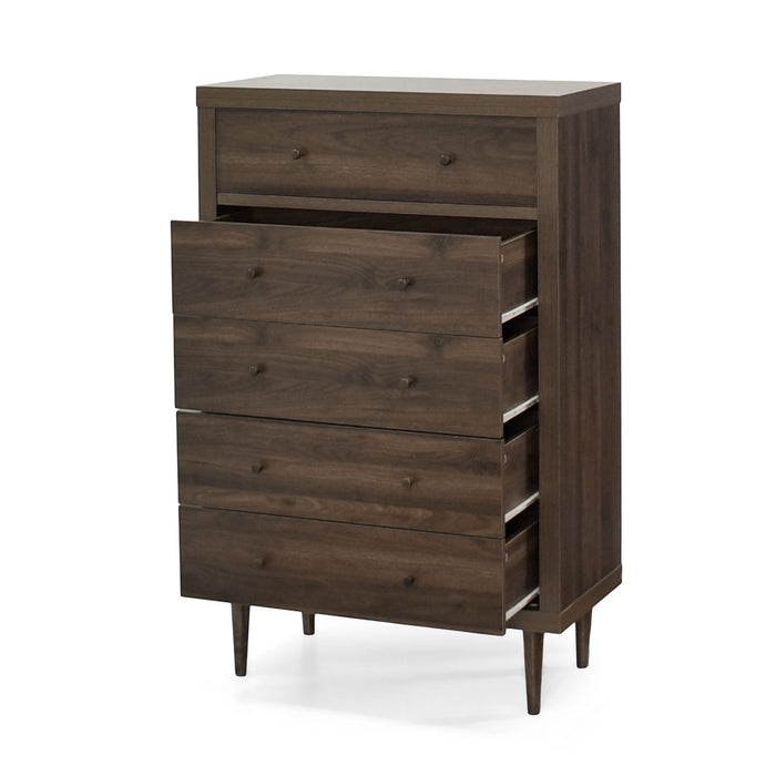 Nystrom - Mid Century Modern 5 Drawer Dresse