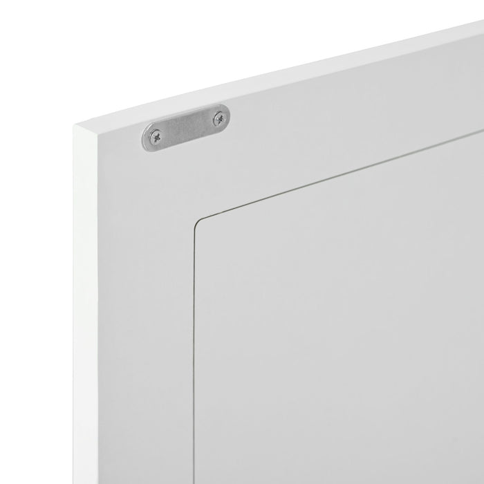 Furniture Style Cat Cabinet Cat Litter Box With Sisal Scratching Door - Cream White