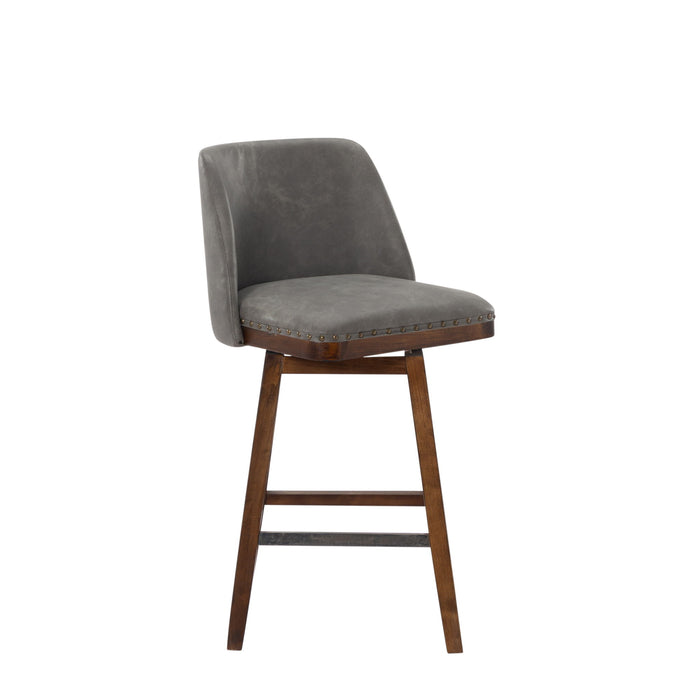360° Swivel Bar Stool, Counter Height Kitchen Island Chair