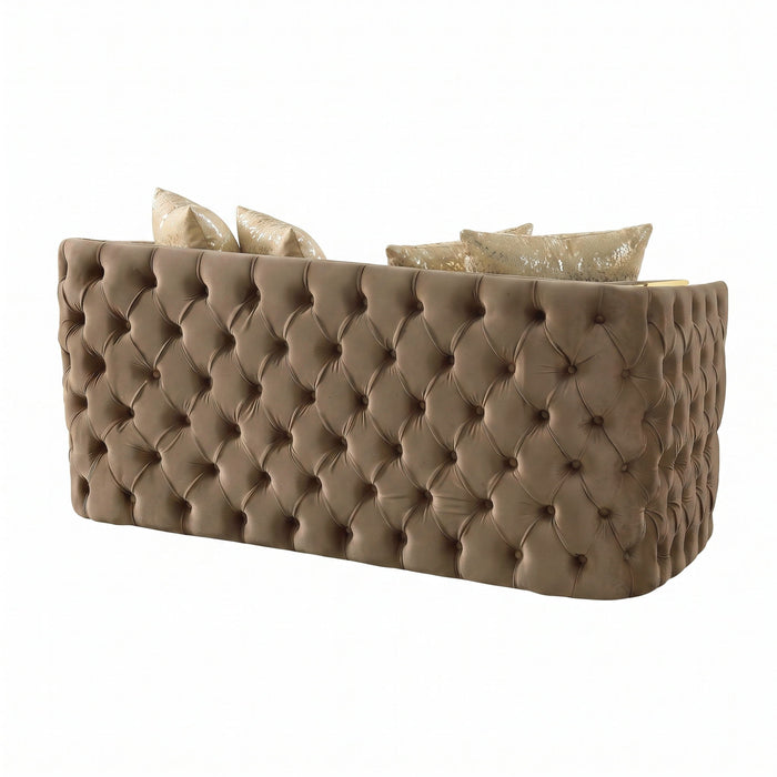 Naomi - Button Tufted Loveseat