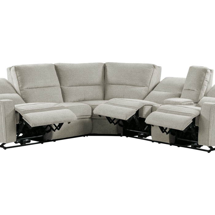 Medford - Fabric Sectional - Driftwood Tan
