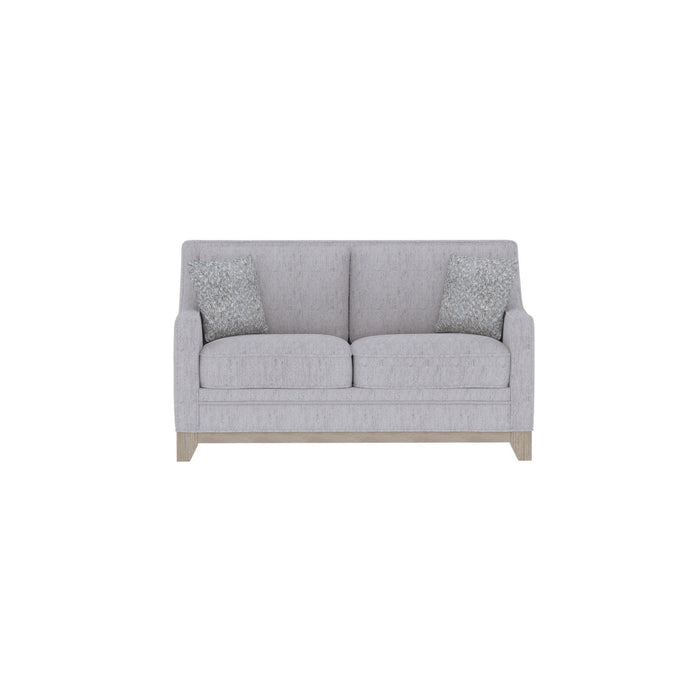 Loveseat With Casual Accent - Gray