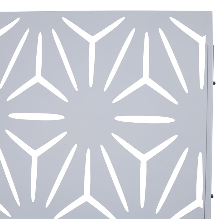 Outdoor & Indoor Metal Privacy Screen, Freestanding Decorative Panels