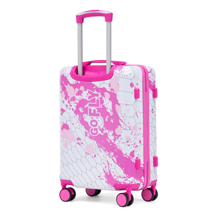 Luggage With Combination Lock, Lightweight Carry-On Suitcase