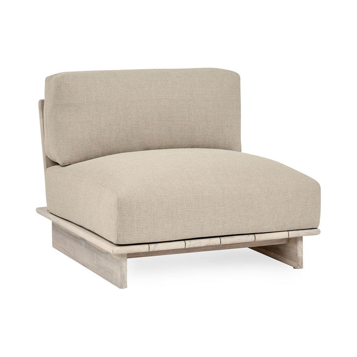 Livia - Outdoor Armless Chair - Taupe