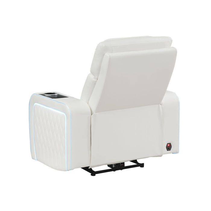 Electra - Power Reclining Set With Power Headrests, Massage And LED Lighting