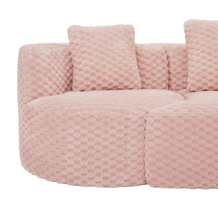 Modular Sectional Sofa With Free Combination Design