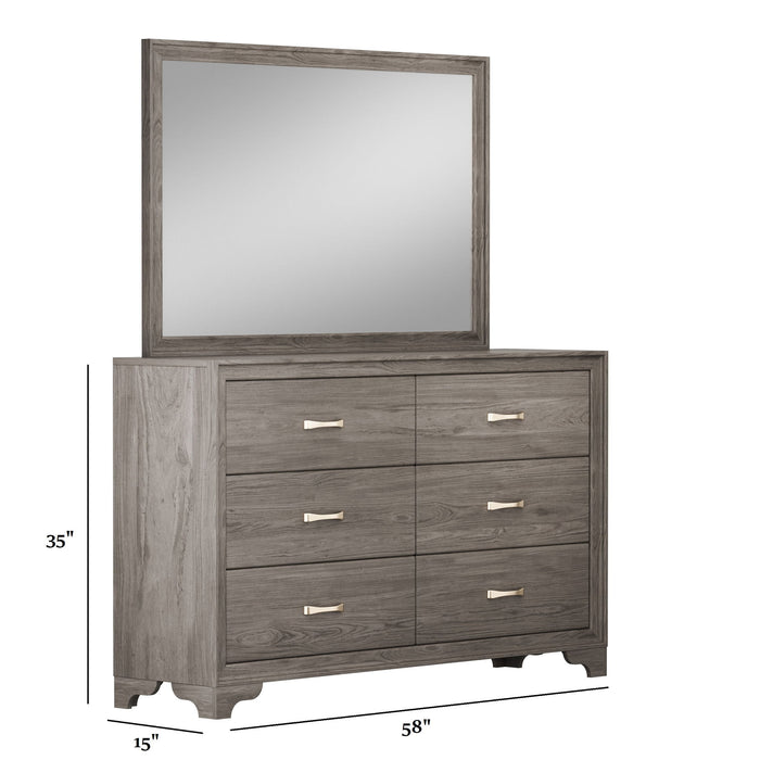 Dresser With Unique Legs - Natural