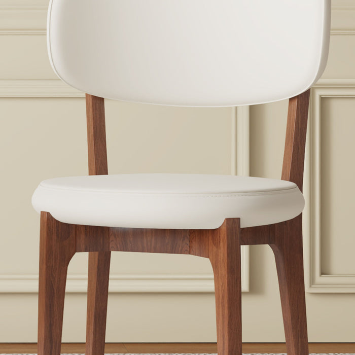 Modern Dining Chairs, Comfortable For Dining Room (Set of 2) - Orange