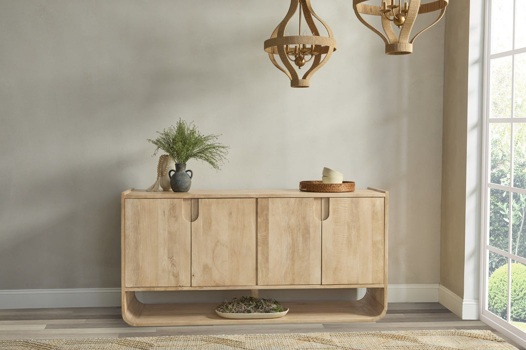 Laguna - 4 Door Buffet - Natural Maple