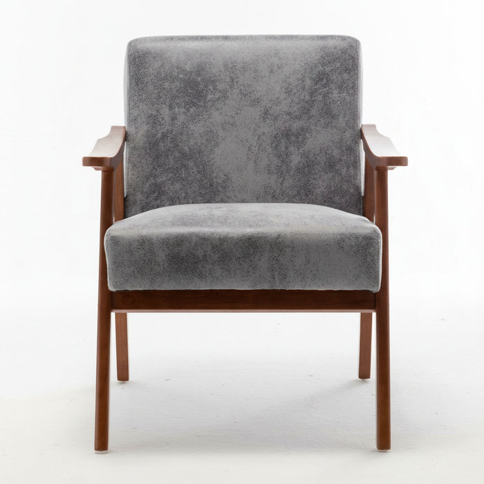 Accent Chair, Classic Mid Century Modern For Extra Seating