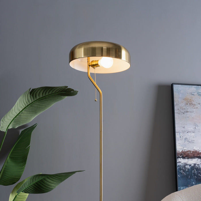Spectra - Tall Corner Floor Lamp For Living Room - Gold