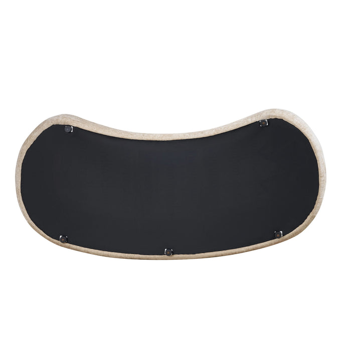Curved 3 Seater Sofa, Long Living Room Couch