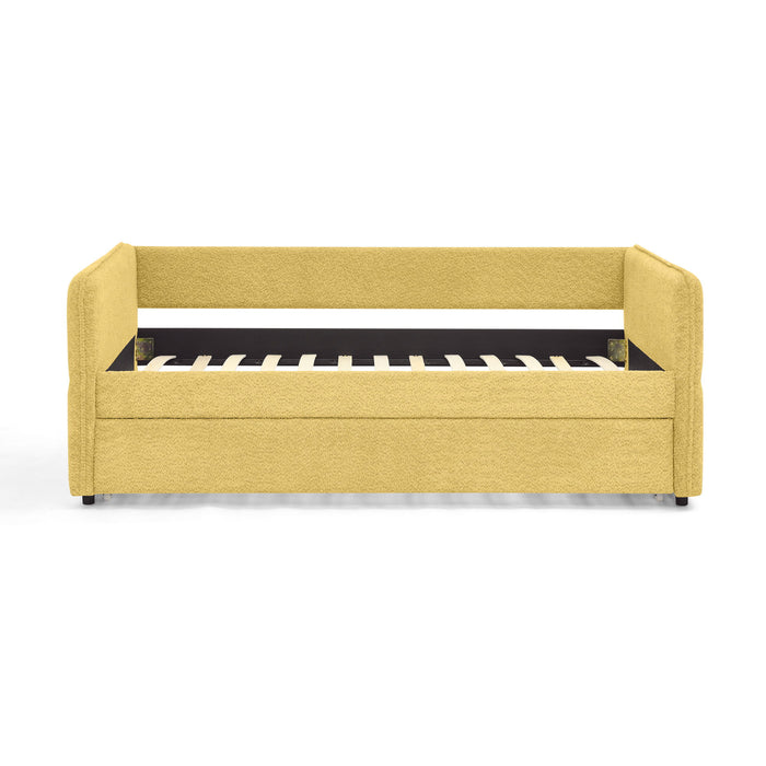Upholstered Daybed With Pop Up Trundle