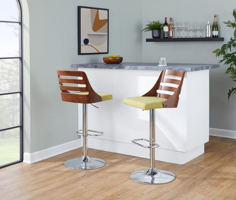 Trevi - Mid Century Modern Adjustable Barstool With Swivel